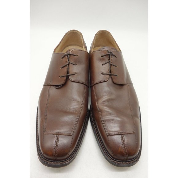 Florsheim Brown Leather Split Toe Lace Up Oxfords Shoes Men\'s 13 D main image 6